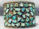 Massive Vintage Native American Navajo Turquoise Copper Sterling Silver Bracelet-Nativo Arts