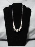 Amazing Vintage Navajo Sterling Silver Native American Necklace-Nativo Arts