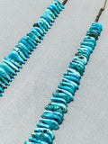 Native American Traditional Vintage Santo Domingo Old Kingman Turquoise Necklace-Nativo Arts
