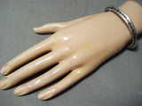 Sunny Reeves Vintage Navajo Sterling Silver Bracelet Native American Old-Nativo Arts