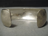 Incredible Vintage Native American Navajo 3 Turquoise Sterling Silver Bracelet Old Cuff-Nativo Arts