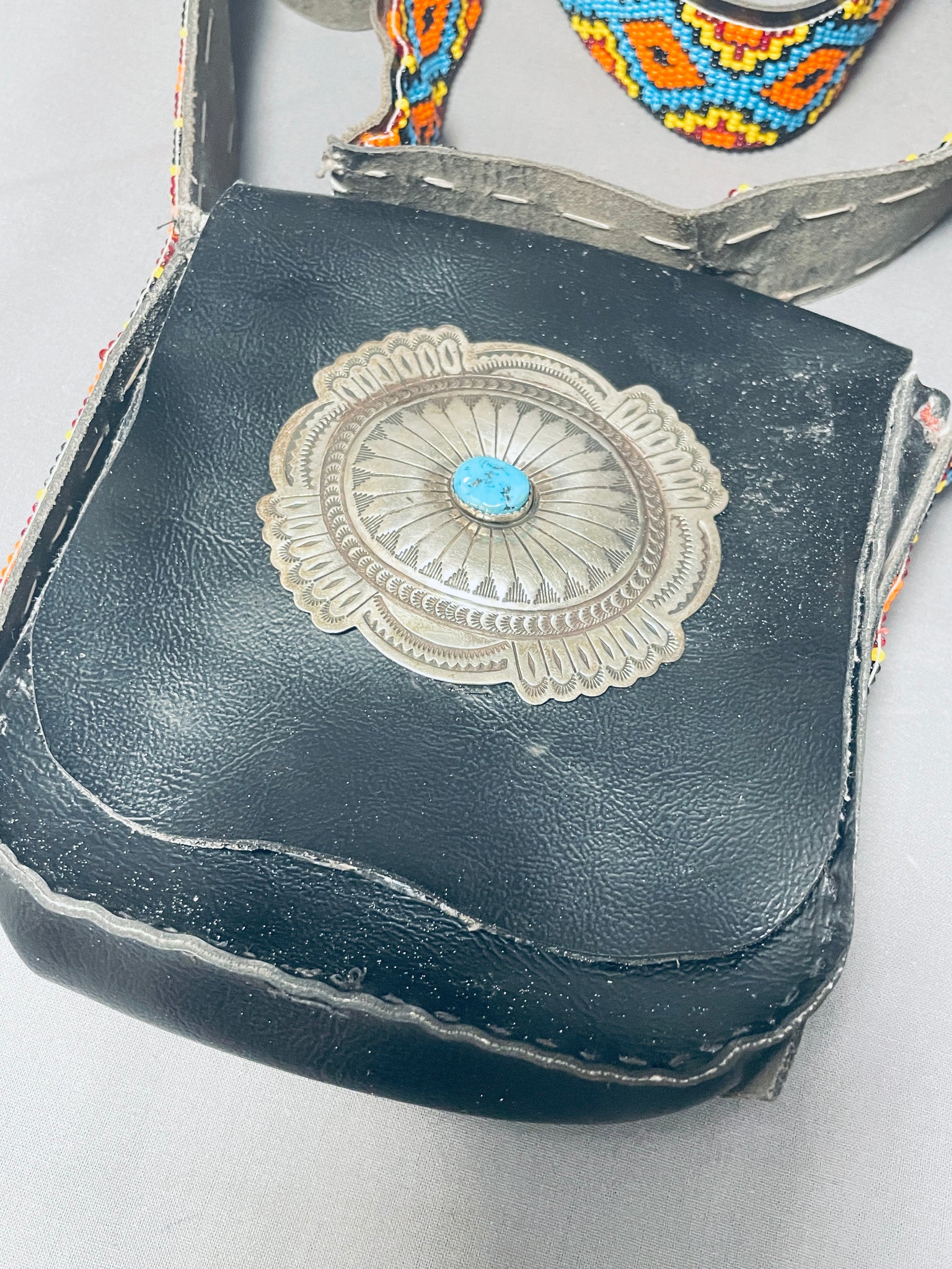 Purchases Handmade pouch with concho