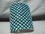 One Of The Best Ever Native American Navajo Turquoise Sterling Silver Bracelet-Nativo Arts