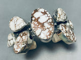One Of The Most Unique Agate Vintage Native American Navajo Sterling Silver Bracelet-Nativo Arts