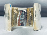 One Of The Most Detailed Ever Native American Navajo Sterling Silver Bracelet-Nativo Arts