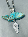 Important Ben Begaye (d) Vintage Native American Navajo Turquoise Sterling Silver Necklace-Nativo Arts