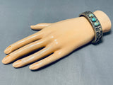 John Begay Vintage Native American Navajo Royston Turquoise Sterling Silver Bracelet-Nativo Arts
