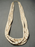 Native American Magnificent Lovato Heishi Vintage Santo Domingo Necklace-Nativo Arts