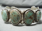 Stunning Navajo Native American Turquoise Sterling Silver Bracelet-Nativo Arts
