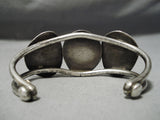 Museum Vintage Native American Navajo Cerrillos Turquoise Sterling Silver Bracelet Old-Nativo Arts