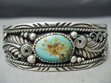 Manygoats Vintage Native American Navajo Royston Turquoise Sterling Silver Bracelet-Nativo Arts