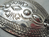 Blackgoat Navajo Sterling Silver Hair-pin Barrette Native American-Nativo Arts