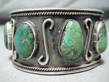 One Of The Best Vintage Native American Navajo Royston Turquoise Sterling Silver Bracelet-Nativo Arts