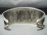 Rare Vintage Native American Navajo Bisbee Turquoise Sterling Silver Bracelet-Nativo Arts