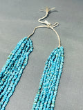 Striking Vintage Native American Navajo Sea Of Turquoise Necklace Old-Nativo Arts