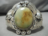 Best Vintage Native American Navajo Cessie Atencio Royston Turquoise Sterling Silver Bracelet-Nativo Arts