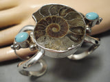 Museum Quality!! Vintage Native American Navajo Easter Blue Turquoise Sterling Silver Bracelet-Nativo Arts