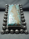 Massive San Felipe 8 Turquoise Sterling Silver Ring-Nativo Arts