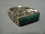 Quality Vintage Navajo Native American Royston Turquoise Sterling Silver Ring-Nativo Arts