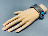 One Of The Most Important Vintage Native American Zuni Sterling Silver Watch Bracelet-Nativo Arts