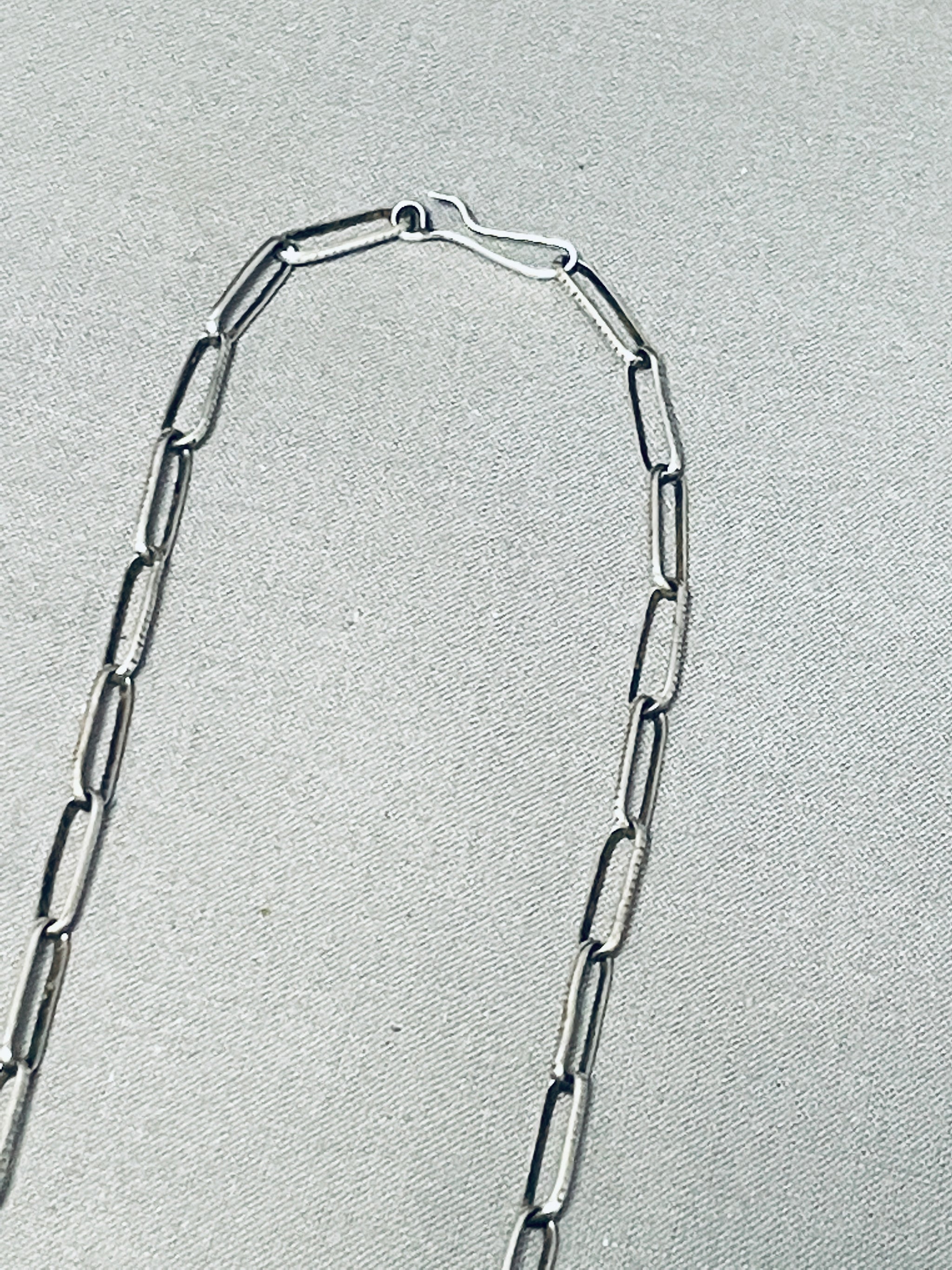 Incredible Vintage Native American Hopi Sterling Silver Necklace 