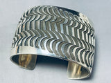 One Of The Most Intricate Solid Sterling Silver Native American Navajo Bracelet-Nativo Arts
