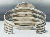 One Of The Best Vintage Native American Navajo Coral Cluster Sterling Silver Bracelet-Nativo Arts