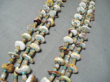 Immense Vintage Native American Santo Domingo Turquoise Spiny Oyster Necklace-Nativo Arts
