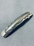 Marvelous Native American Navajo Sterling Silver Hair Barrette-Nativo Arts