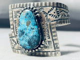 One Of The Most Unique Native American Navajo Zig Zag Turquoise Sterling Silver Bracelet-Nativo Arts