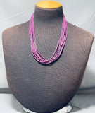 Native American Drop Dead Gorgeous Southwestern Sugilite Sterling Silver Necklace-Nativo Arts