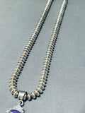 Extremely Valuable Last Chance Turquoise Vintage Native American Navajo Sterling Silver Necklace-Nativo Arts