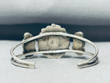 Flower Turquoise Cluster Vintage Native American Navajo Sterling Silver Bracelet-Nativo Arts