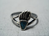 Wonderful Turquoise Sterling Silver Ring Native American-Nativo Arts