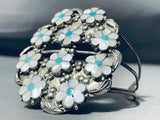 The Best Daisy Turquoise Vintage Native American Zuni Sterling Silver Bracelet-Nativo Arts
