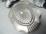 Phil Begay Vintage Navajo Sterling Silver Concho Belt Native American Old-Nativo Arts