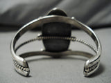Important Vintage Native American Navajo Red Mountain Turquoise Sterling Silver Bracelet-Nativo Arts