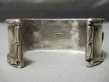 One Of The Best Vintage Native American Navajo Carico Lake Turquoise Sterling Silver Bracelet-Nativo Arts