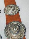 300 Gram Vintage Native American Navajo Sterling Silver Concho Belt-Nativo Arts