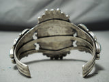 Authentic Vintage Native American Zuni Alice Quam Turquoise Sterling Silver Bracelet-Nativo Arts