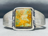 Magnificent Vintage Native American Navajo Royston Turquoise Sterling Silver Bracelet-Nativo Arts