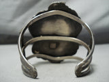 One Of The Biggest Vintage Native American Navajo Royston Turquoise Sterling Silver Bracelet-Nativo Arts