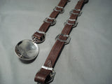 Important Vintage Native American Navajo Tommy Jackson Turquoise Sterling Silver Concho Belt-Nativo Arts