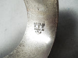 Important Vintage Native American Navajo Guild Turquoise Sterling Silver Bracelet-Nativo Arts