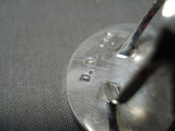 Incredible Native American Zuni Don Dewa Sterling Silver Yosemite Sam Stelring Silver Ring-Nativo Arts