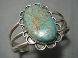 Tremendous Vintage Native American Navajo Royston Turquoise Sterling Silver Bracelet Cuff-Nativo Arts