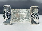 Jake Francosa San Felipe Old Kingman Turquoise Sterling Silver Bracelet-Nativo Arts
