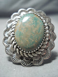 Exquisite San Felipe Royston Turquoise Sterling Silver Ring-Nativo Arts