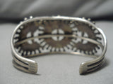 One Best Early Vintage Zuni Native American Turquoise Sterling Silver Bracelet-Nativo Arts