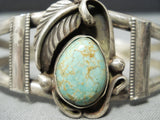 Rare Earlier Vintage Native American Navajo Royston Turquoise Sterling Silver Bracelet-Nativo Arts